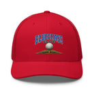 Bluegrass Elite Golf Ball Trucker Hat | Classic Grass Tee Design - Bluegrass Elite Apparel LLC