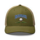 Bluegrass Elite Golf Ball Trucker Hat | Classic Grass Tee Design - Bluegrass Elite Apparel LLC