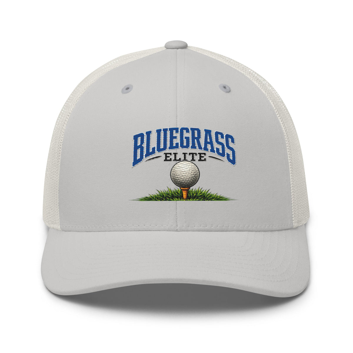 Bluegrass Elite Golf Ball Trucker Hat | Classic Grass Tee Design - Bluegrass Elite Apparel LLC