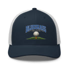 Bluegrass Elite Golf Ball Trucker Hat | Classic Grass Tee Design - Bluegrass Elite Apparel LLC