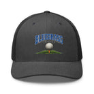Bluegrass Elite Golf Ball Trucker Hat | Classic Grass Tee Design - Bluegrass Elite Apparel LLC