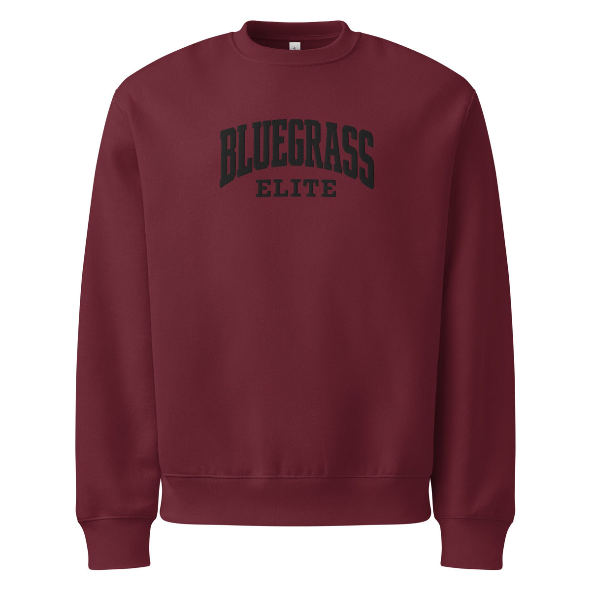 Bluegrass Elite Oversized Heavyweight Sweatshirt | Embroidered Collegiate Logo - Bluegrass Elite Apparel LLC