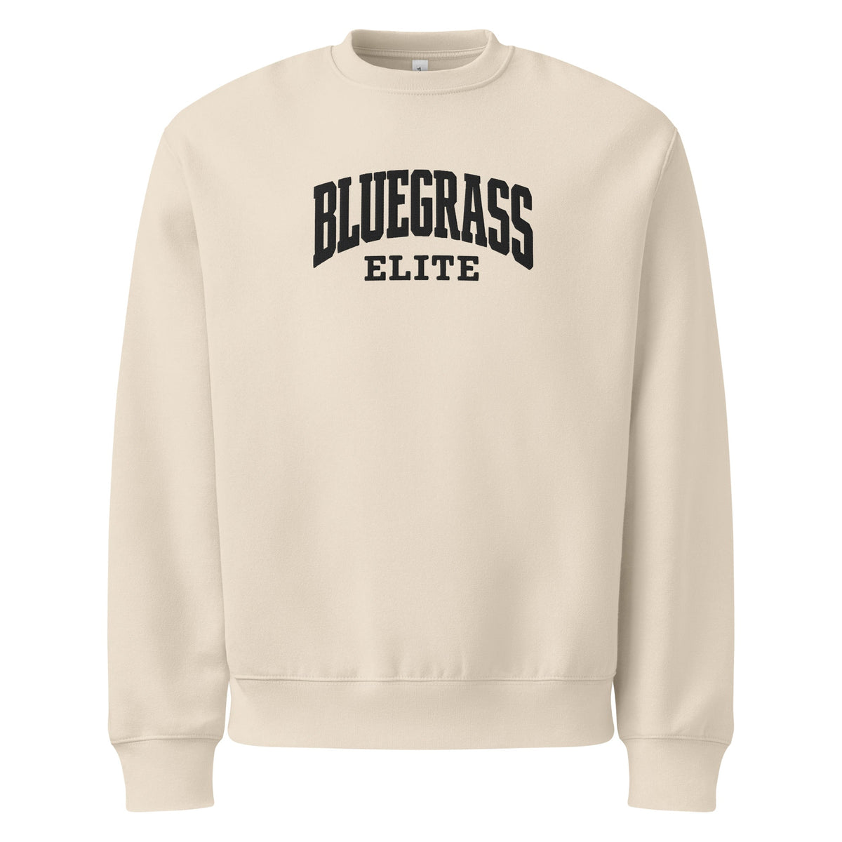 Bluegrass Elite Oversized Heavyweight Sweatshirt | Embroidered Collegiate Logo - Bluegrass Elite Apparel LLC