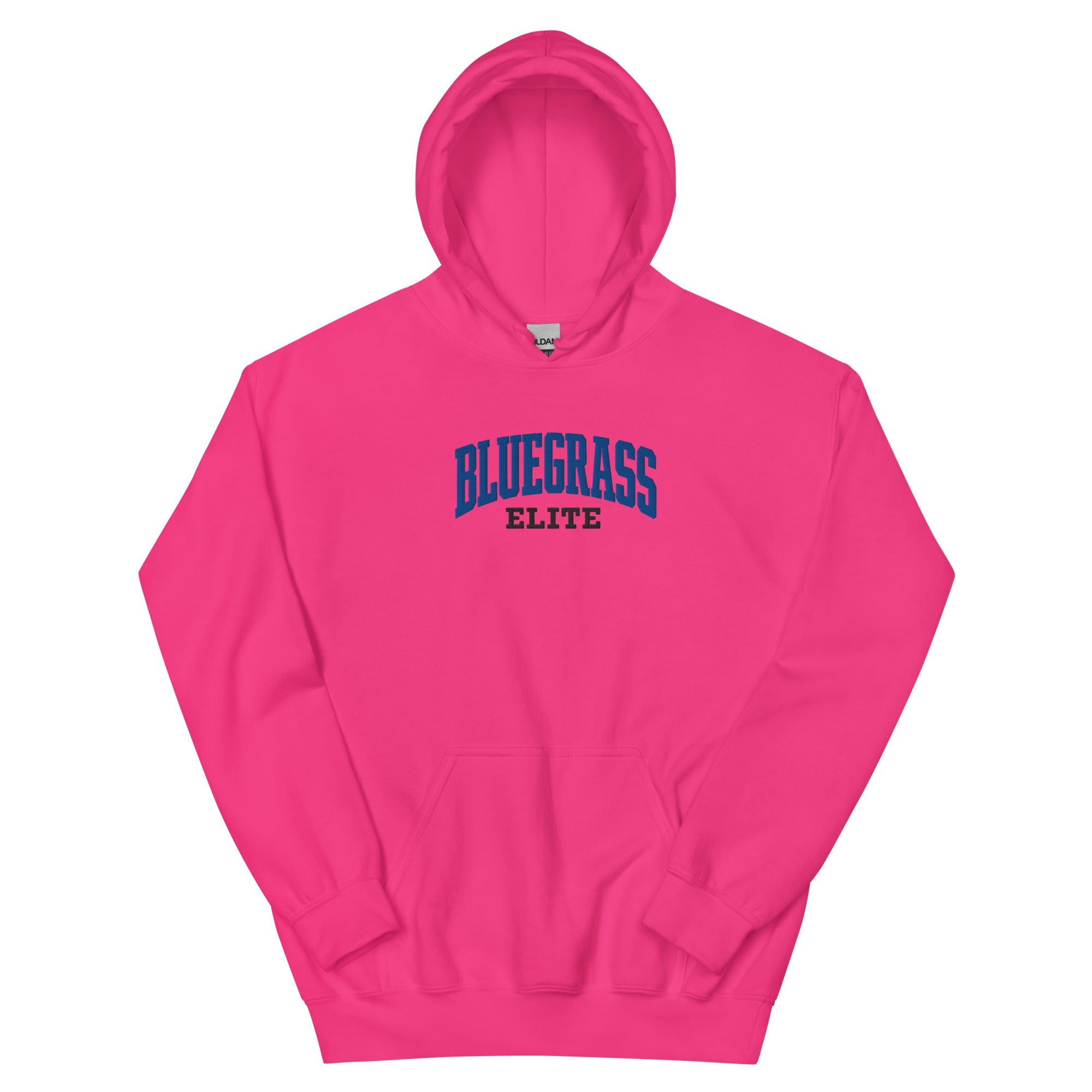 Bluegrass Elite Script Embroidered Hoodie | Vintage Athletic Pullover - Bluegrass Elite Apparel LLC