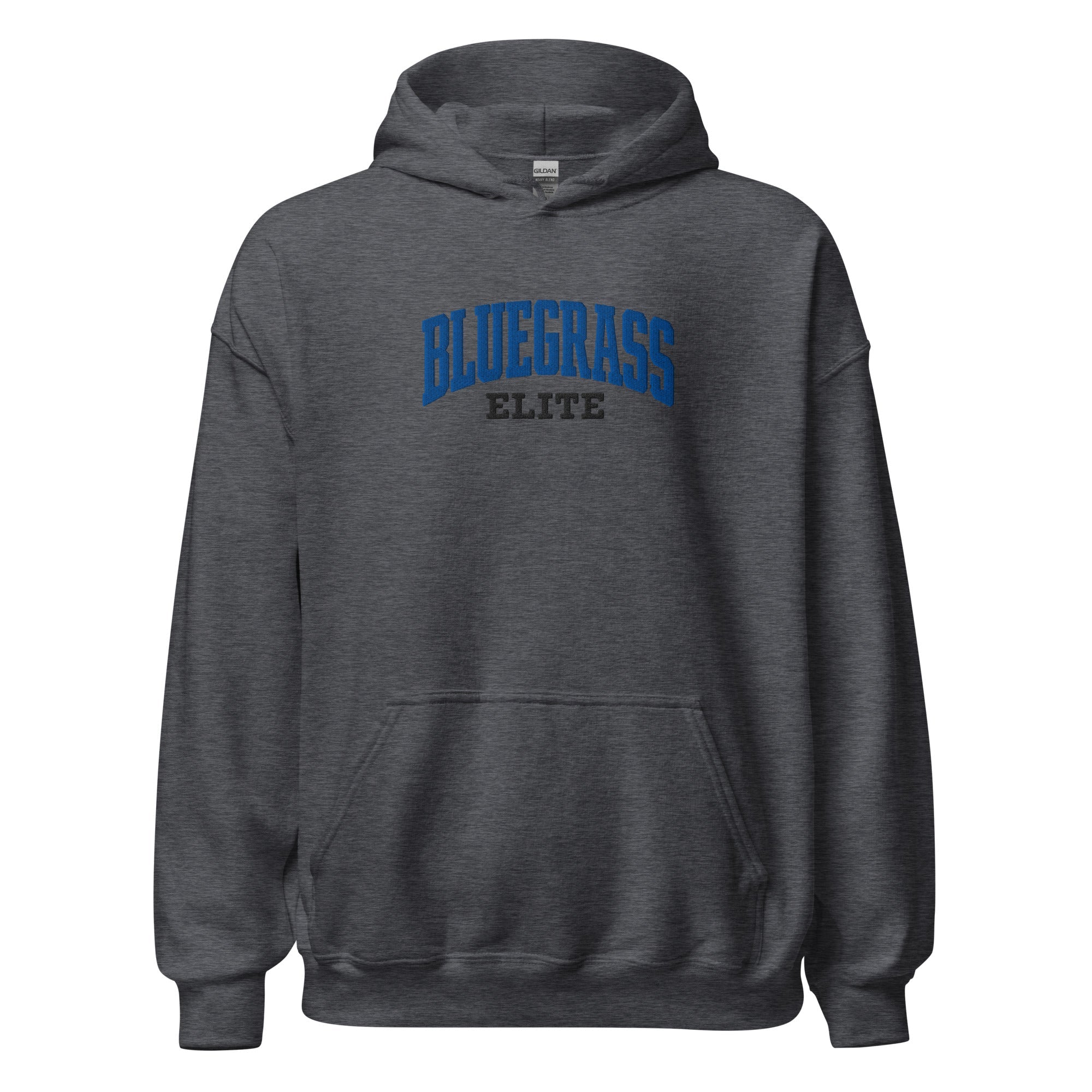 Bluegrass Elite Script Embroidered Hoodie | Vintage Athletic Pullover - Bluegrass Elite Apparel LLC