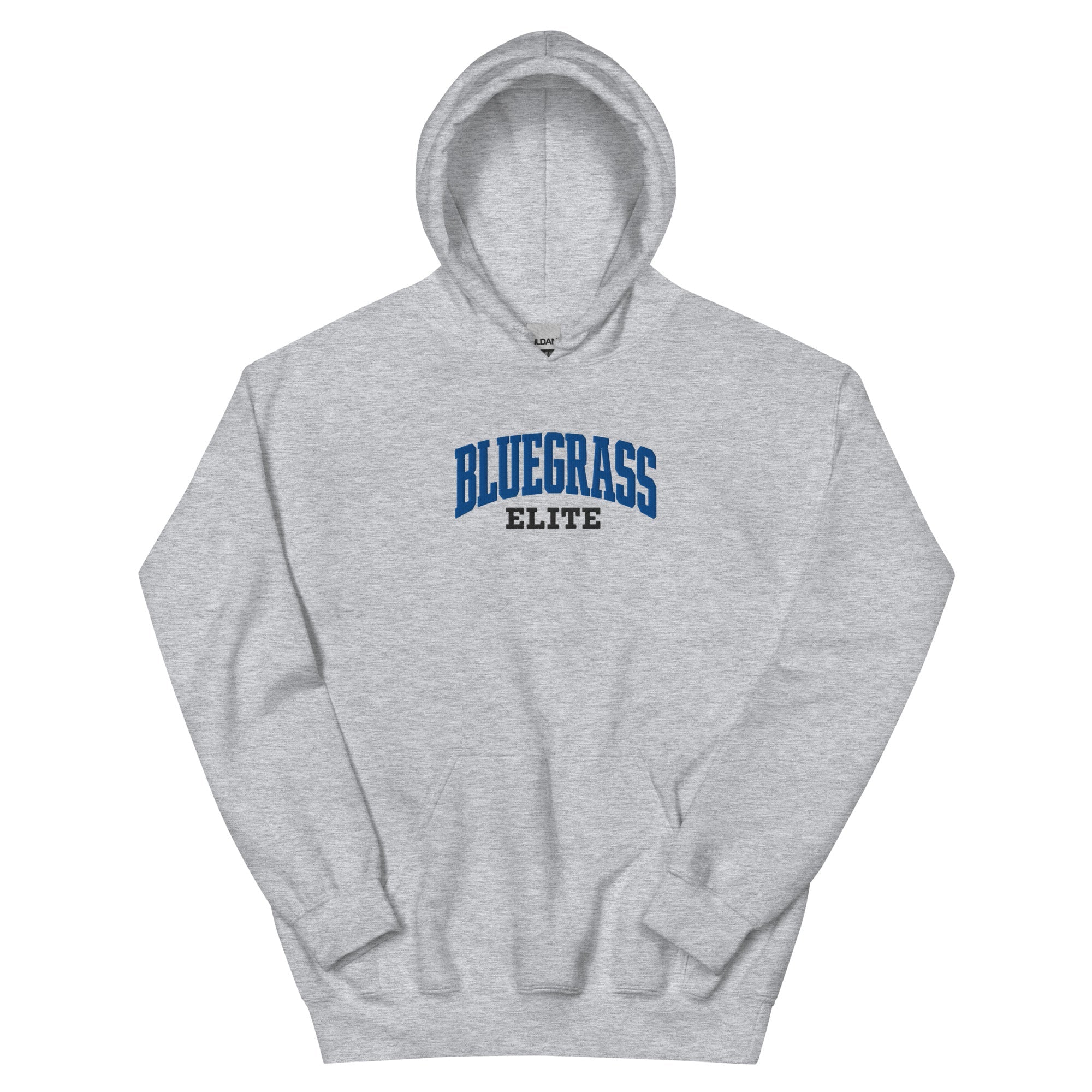 Bluegrass Elite Script Embroidered Hoodie | Vintage Athletic Pullover - Bluegrass Elite Apparel LLC