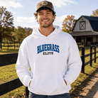 Bluegrass Elite Script Embroidered Hoodie | Vintage Athletic Pullover - Bluegrass Elite Apparel LLC