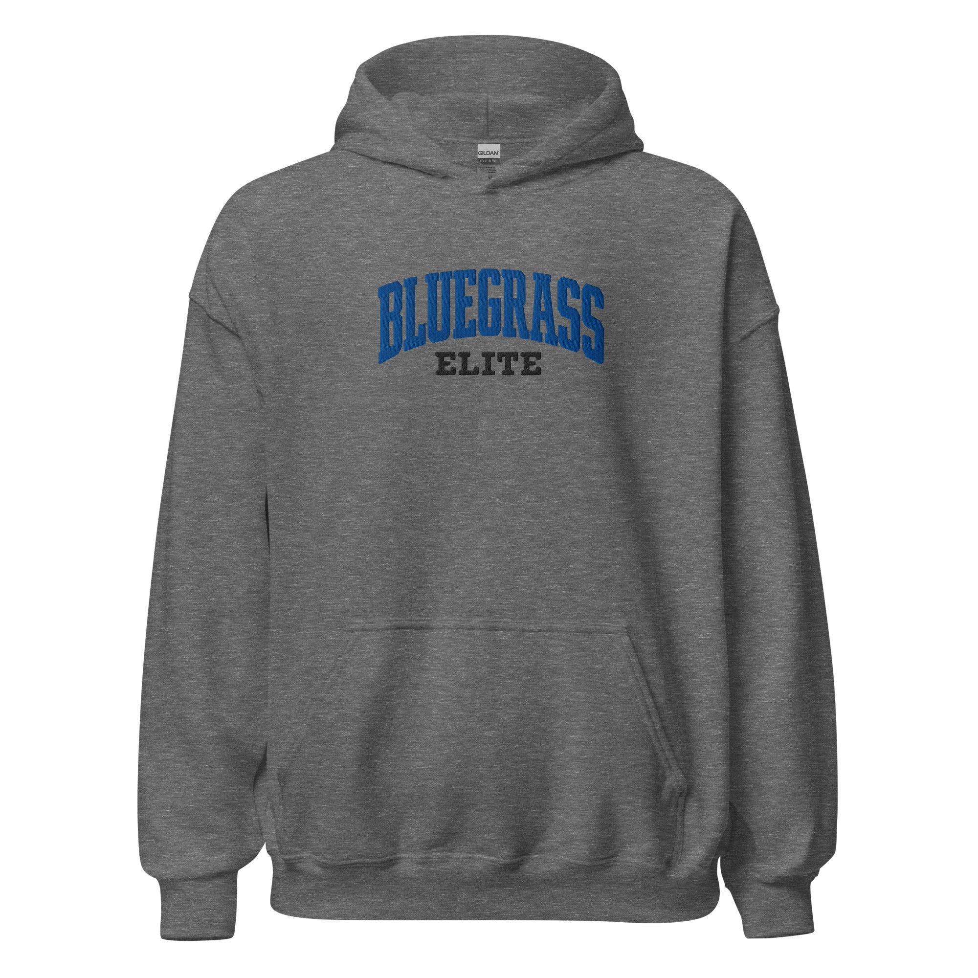 Bluegrass Elite Script Embroidered Hoodie | Vintage Athletic Pullover - Bluegrass Elite Apparel LLC