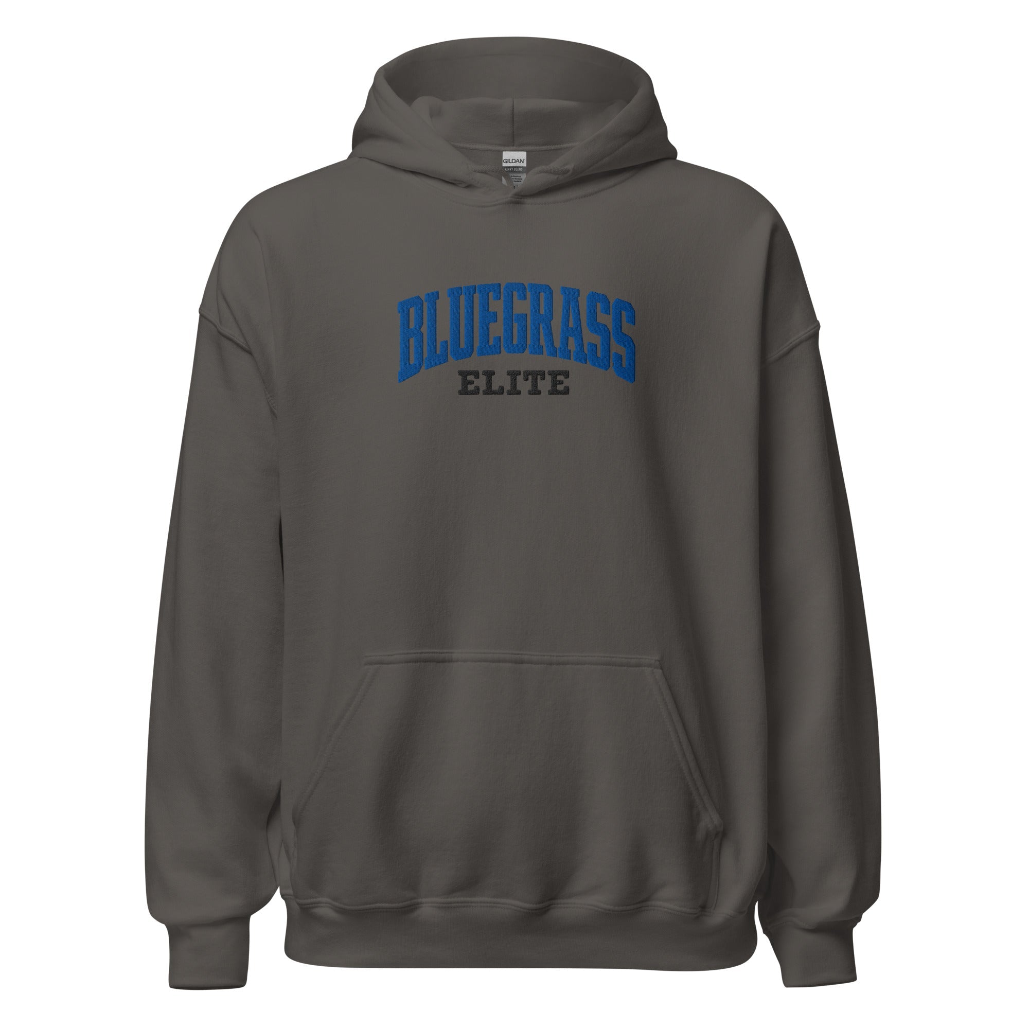 Bluegrass Elite Script Embroidered Hoodie | Vintage Athletic Pullover - Bluegrass Elite Apparel LLC