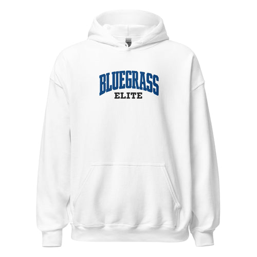 Bluegrass Elite Script Embroidered Hoodie | Vintage Athletic Pullover - Bluegrass Elite Apparel LLC