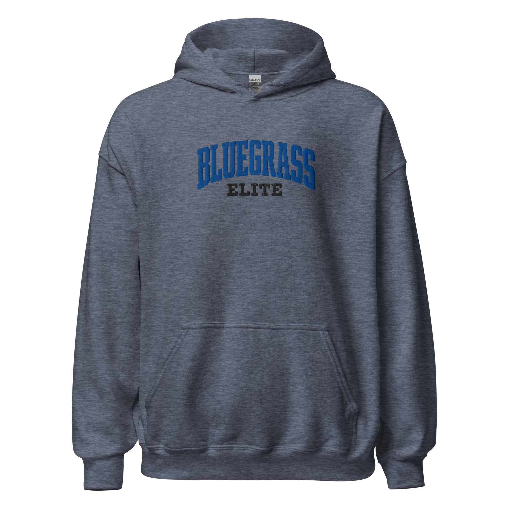 Bluegrass Elite Script Embroidered Hoodie | Vintage Athletic Pullover - Bluegrass Elite Apparel LLC