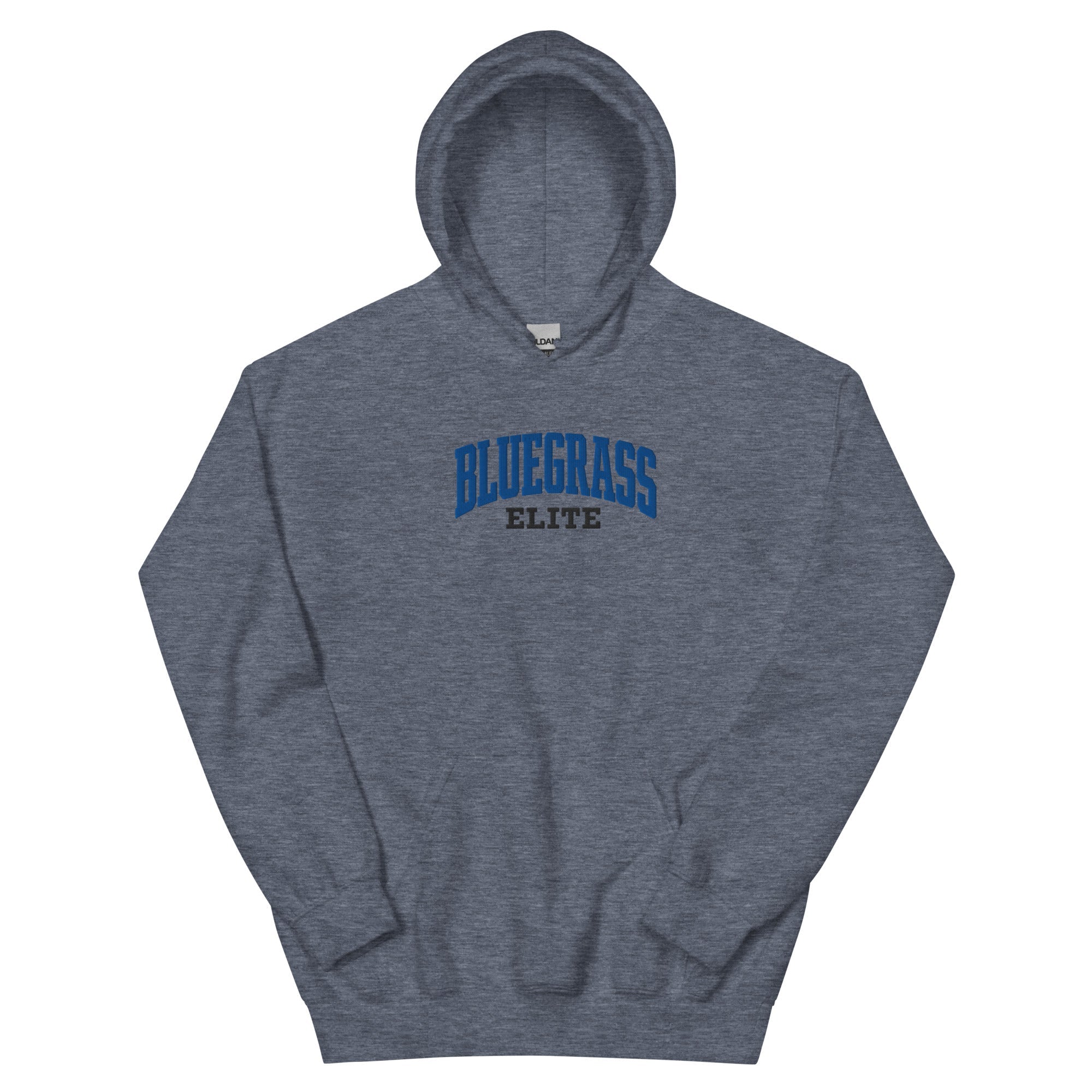 Bluegrass Elite Script Embroidered Hoodie | Vintage Athletic Pullover - Bluegrass Elite Apparel LLC