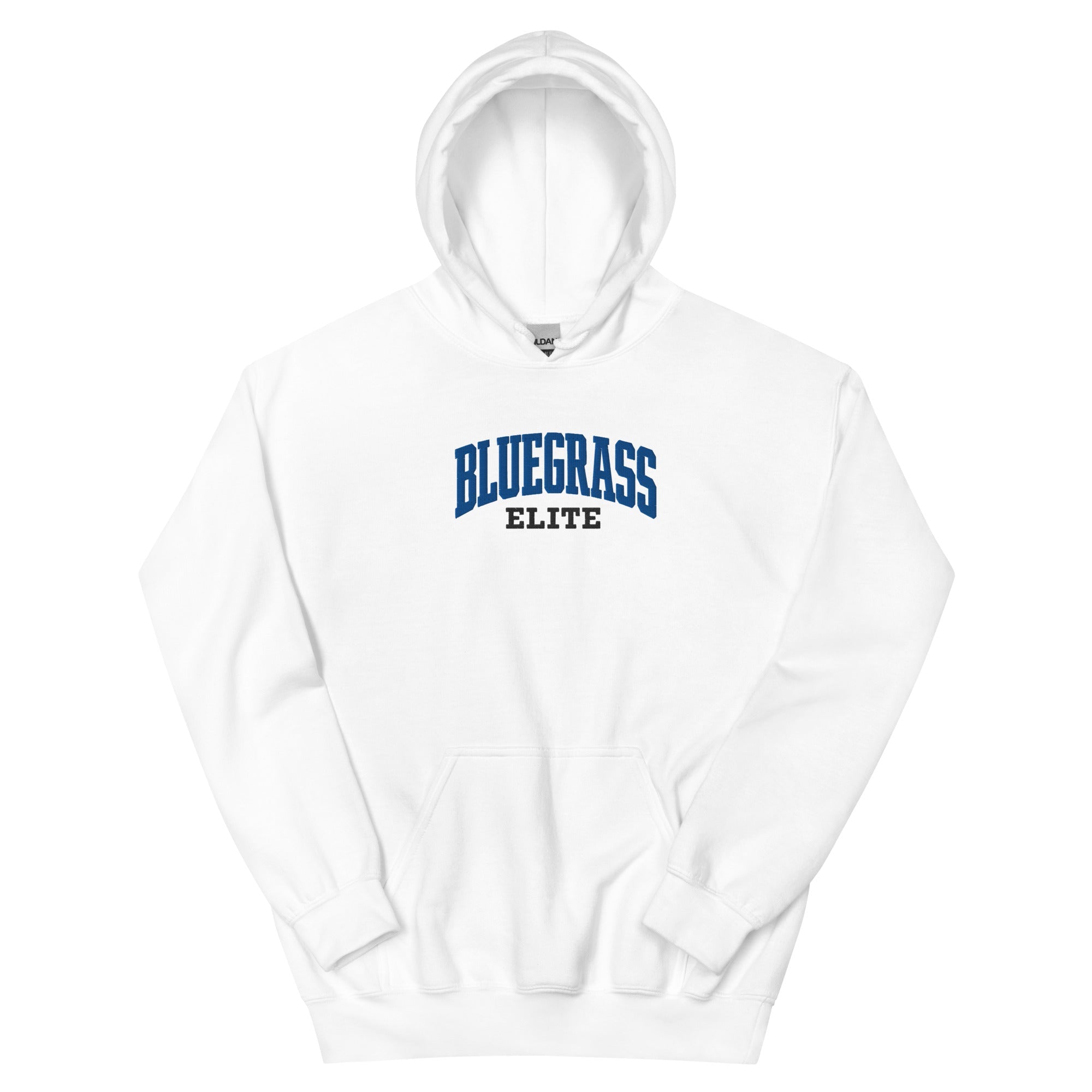 Bluegrass Elite Script Embroidered Hoodie | Vintage Athletic Pullover - Bluegrass Elite Apparel LLC