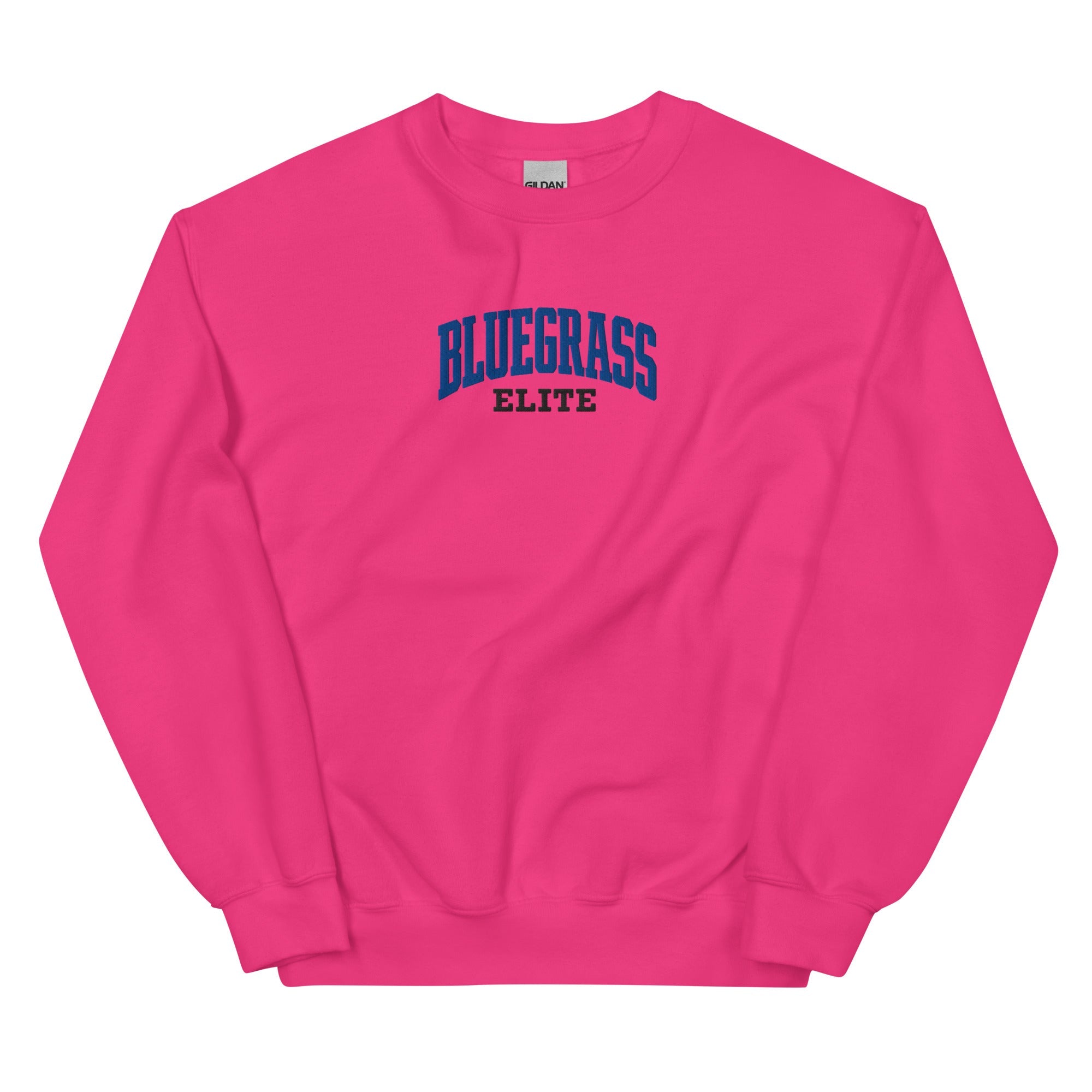 Bluegrass Elite Script Embroidered Sweatshirt | Vintage Athletic Crewneck - Bluegrass Elite Apparel LLC