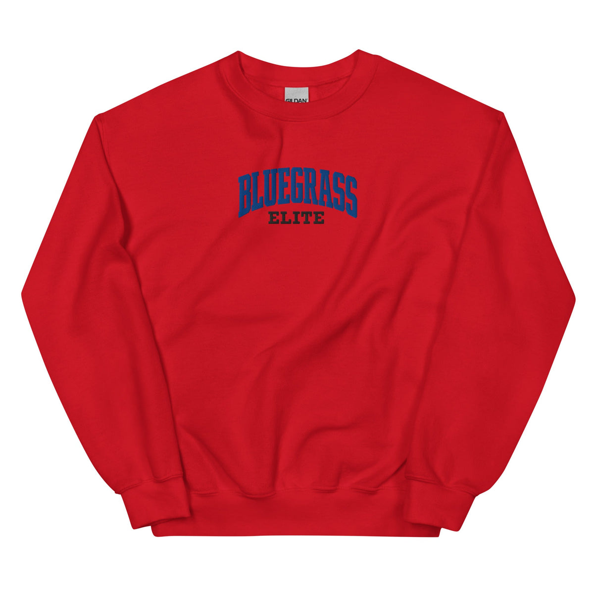 Bluegrass Elite Script Embroidered Sweatshirt | Vintage Athletic Crewneck - Bluegrass Elite Apparel LLC