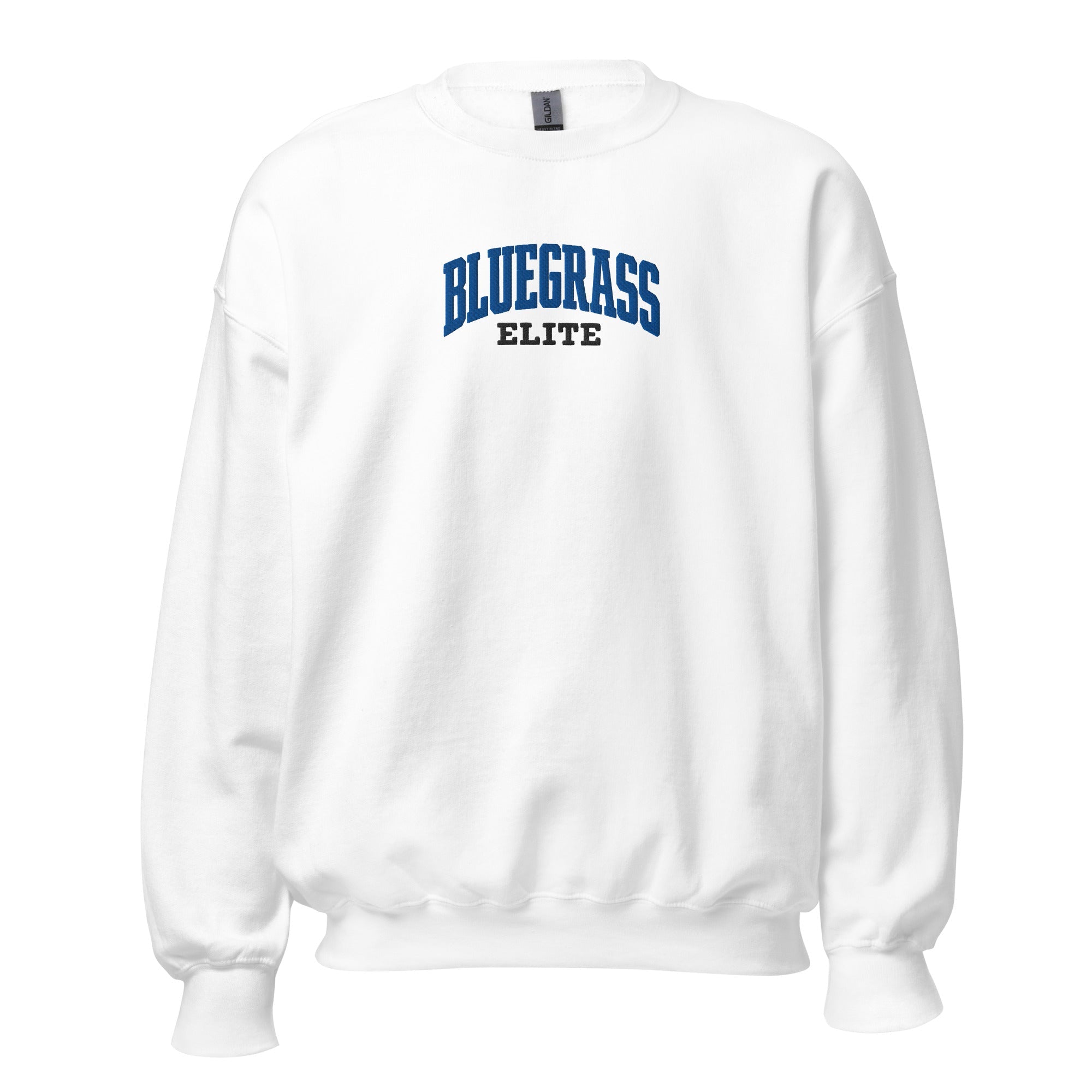 Bluegrass Elite Script Embroidered Sweatshirt | Vintage Athletic Crewneck - Bluegrass Elite Apparel LLC