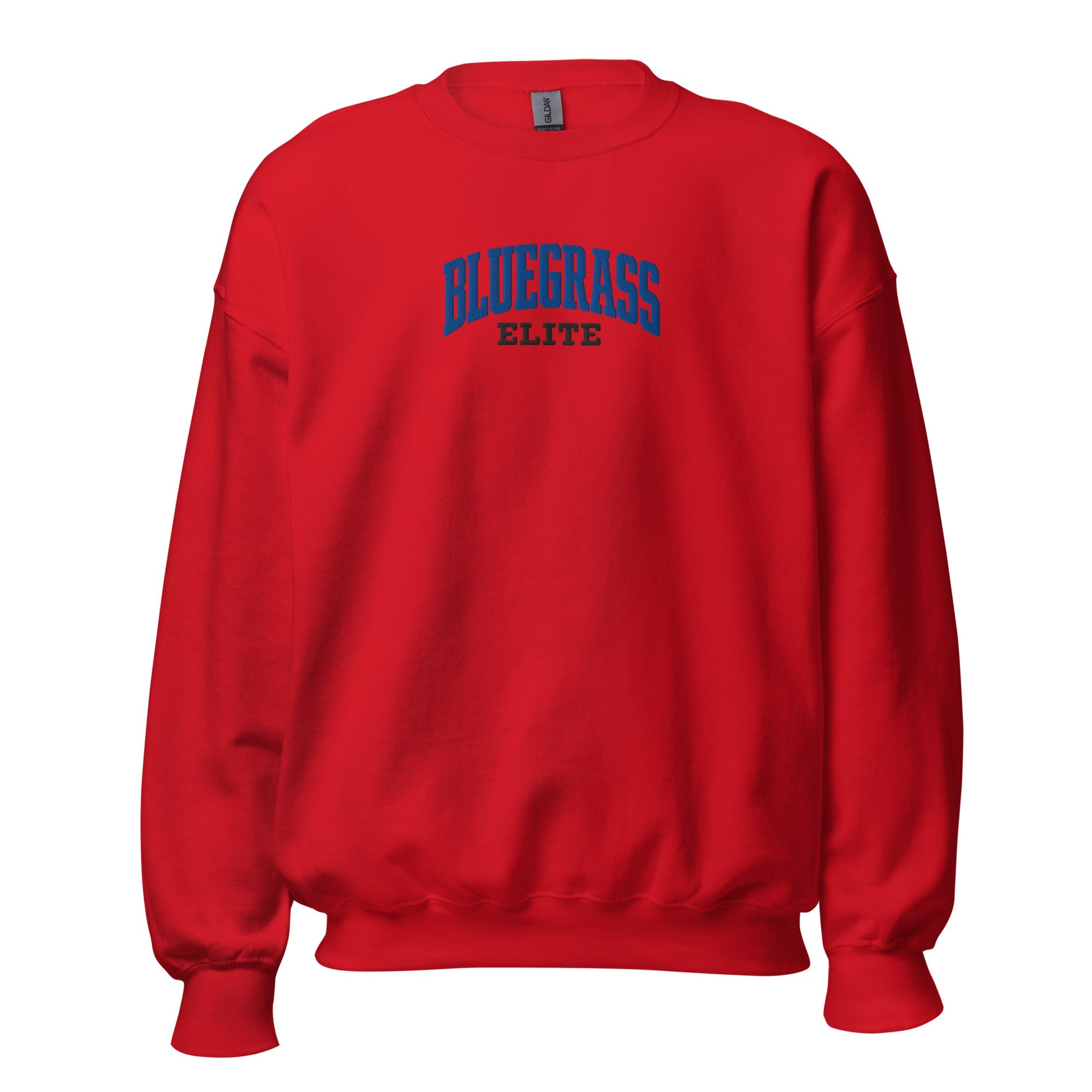 Bluegrass Elite Script Embroidered Sweatshirt | Vintage Athletic Crewneck - Bluegrass Elite Apparel LLC