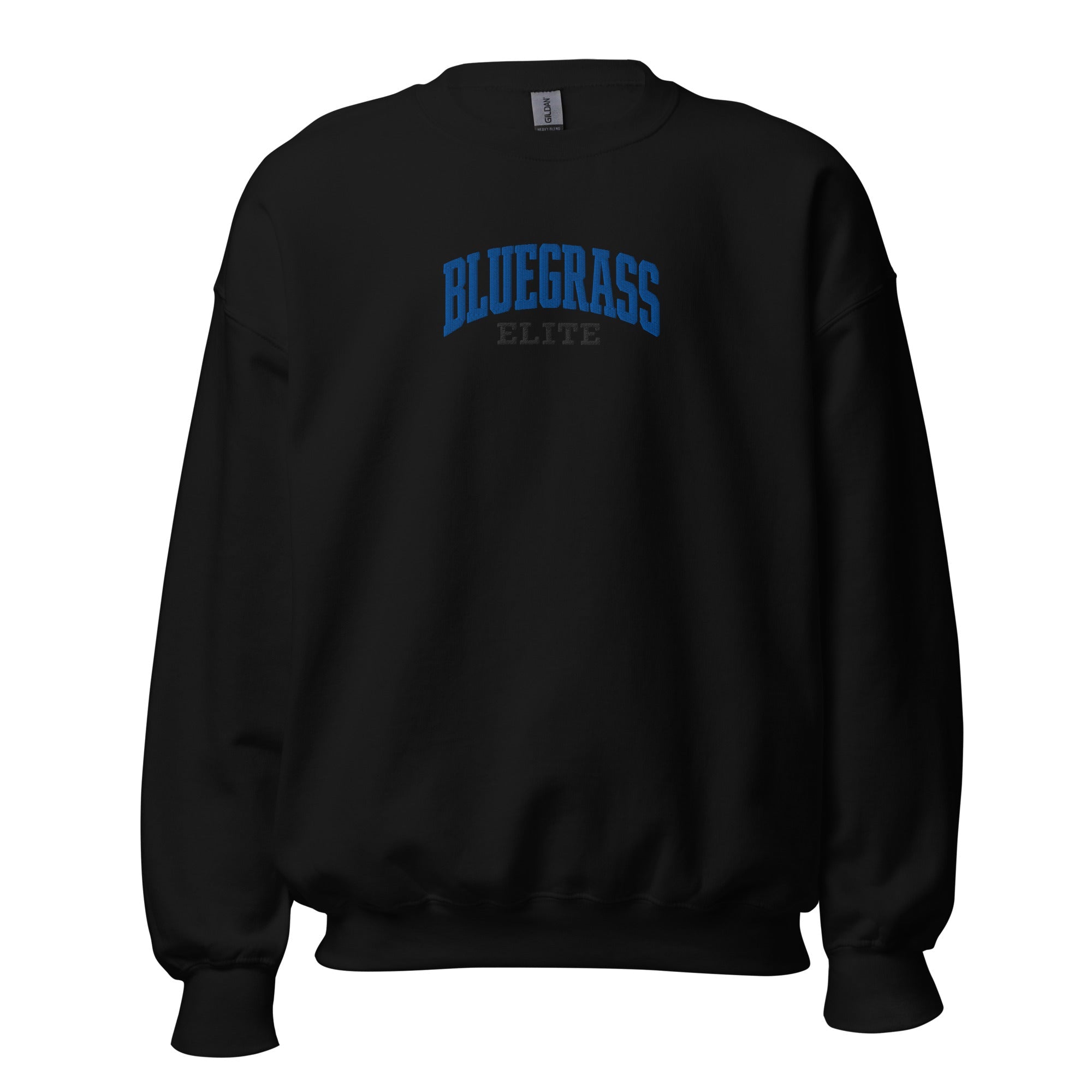 Bluegrass Elite Script Embroidered Sweatshirt | Vintage Athletic Crewneck - Bluegrass Elite Apparel LLC