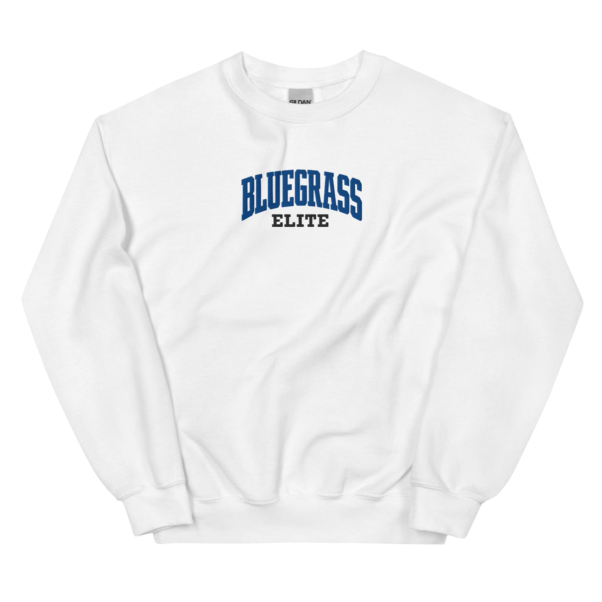 Bluegrass Elite Script Embroidered Sweatshirt | Vintage Athletic Crewneck - Bluegrass Elite Apparel LLC