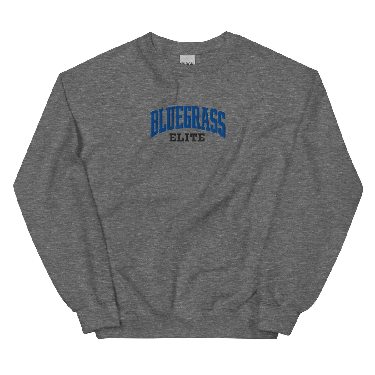 Bluegrass Elite Script Embroidered Sweatshirt | Vintage Athletic Crewneck - Bluegrass Elite Apparel LLC