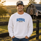 Bluegrass Elite Script Embroidered Sweatshirt | Vintage Athletic Crewneck - Bluegrass Elite Apparel LLC