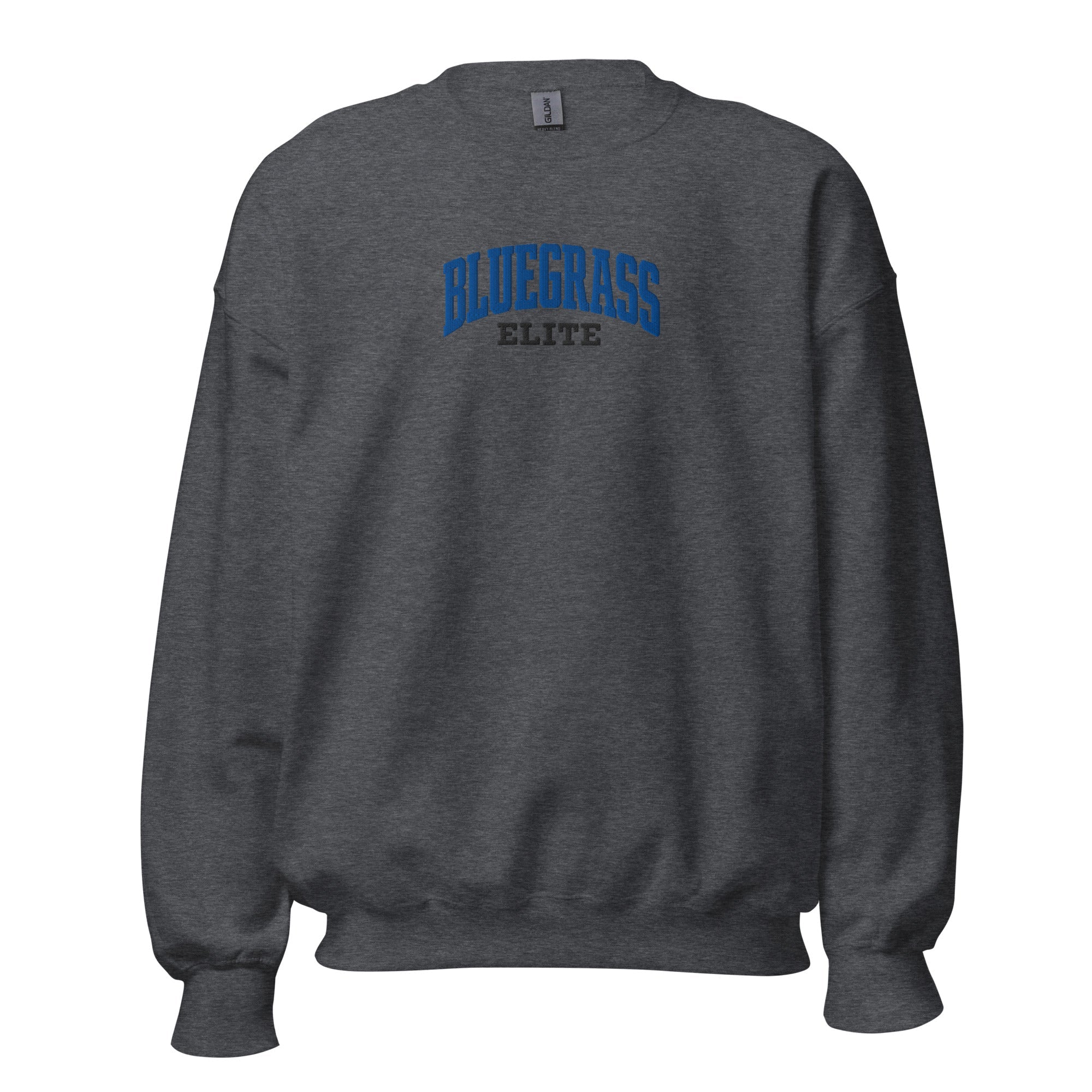 Bluegrass Elite Script Embroidered Sweatshirt | Vintage Athletic Crewneck - Bluegrass Elite Apparel LLC