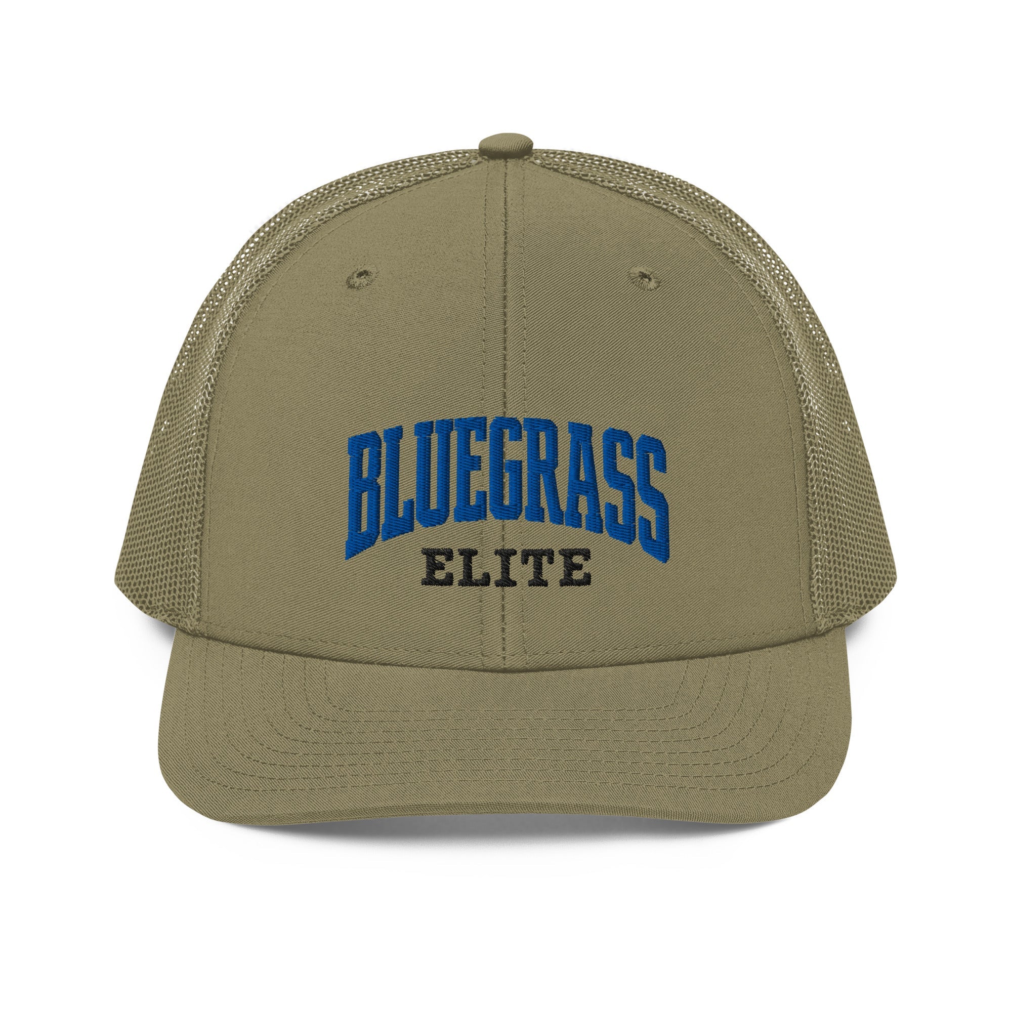 Bluegrass Elite Script Trucker Cap | Classic Heritage Mesh Hat - Bluegrass Elite Apparel LLC