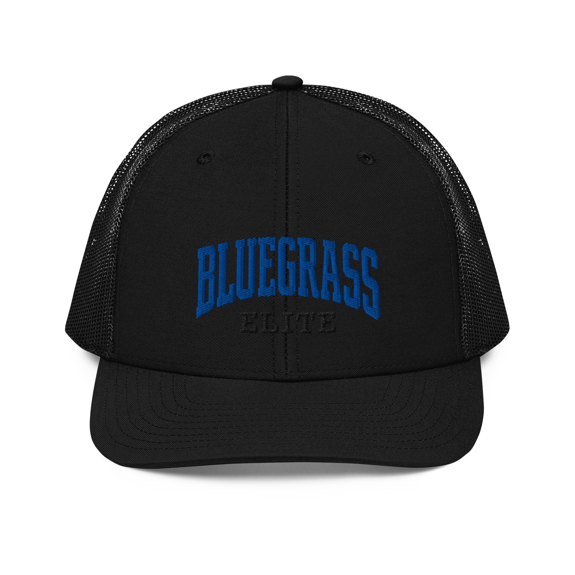 Bluegrass Elite Script Trucker Cap | Classic Heritage Mesh Hat - Bluegrass Elite Apparel LLC