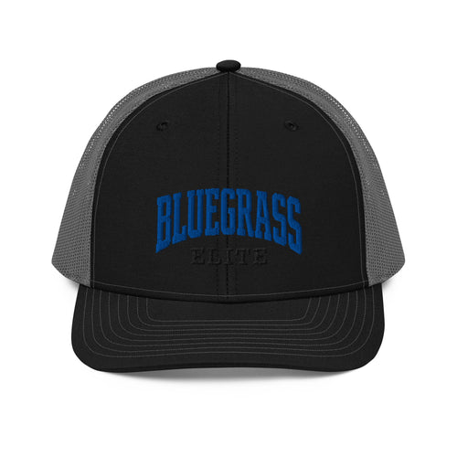 Bluegrass Elite Script Trucker Cap | Classic Heritage Mesh Hat - Bluegrass Elite Apparel LLC