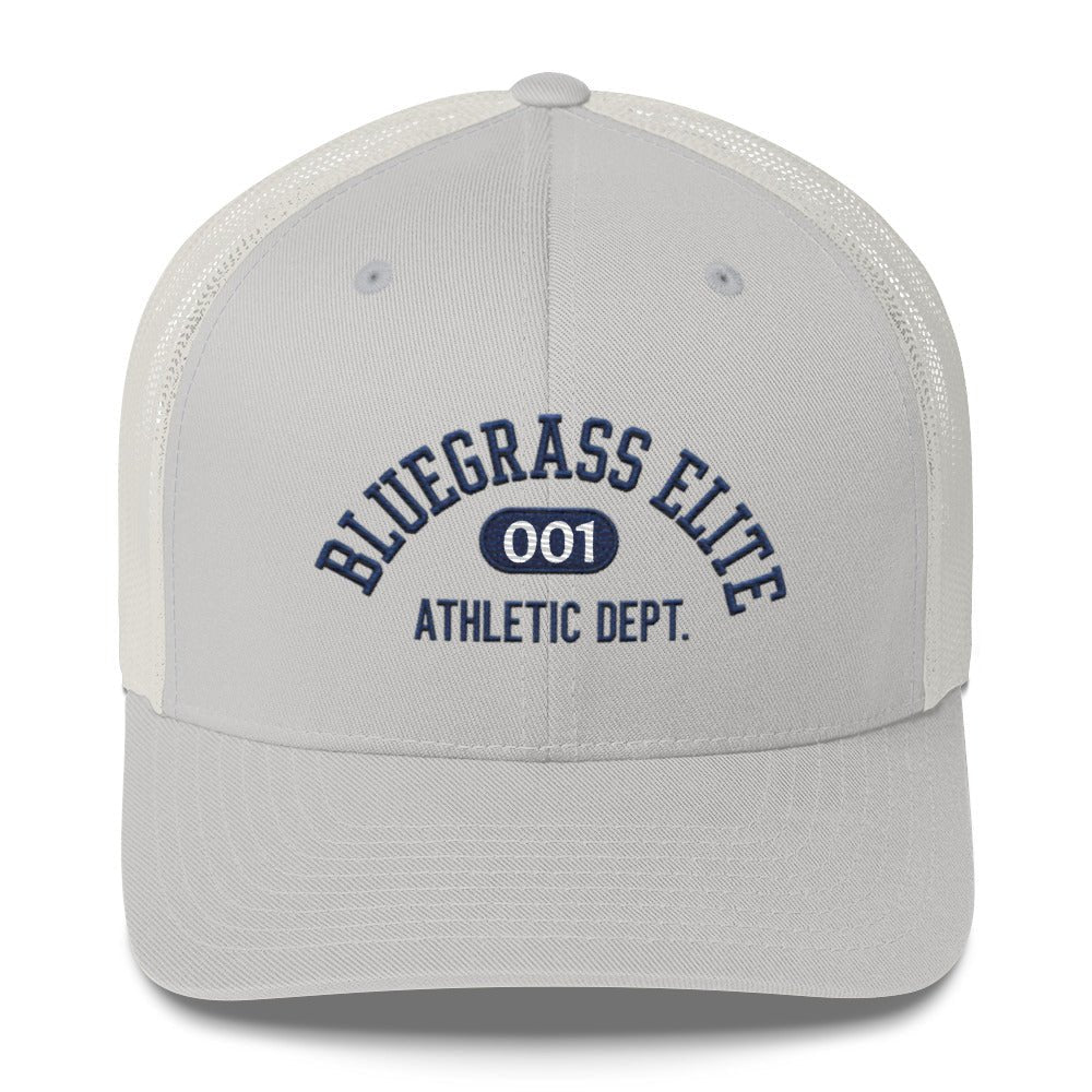 Bluegrass Elite Script Trucker Hat | Athletic Dept Heritage Cap - Bluegrass Elite Apparel LLC