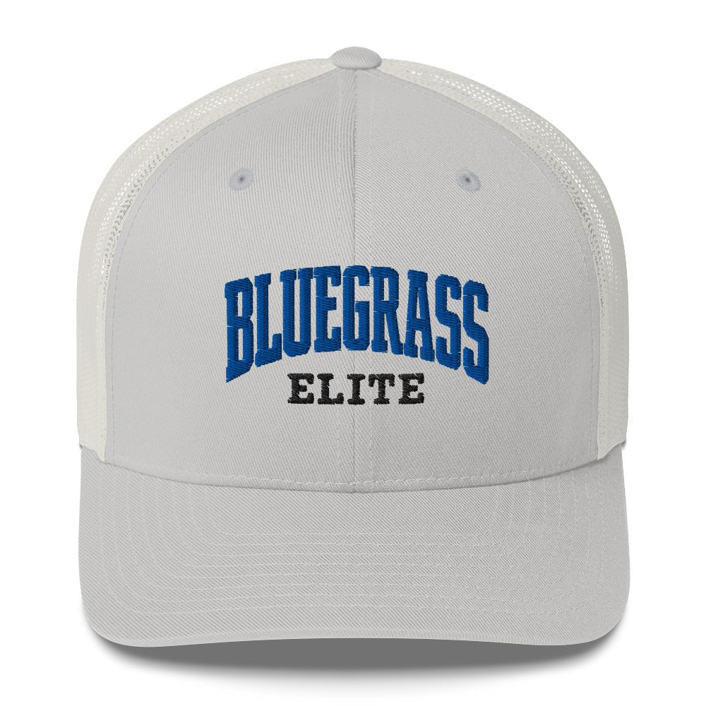 Bluegrass Elite Trucker Cap | Collegiate Arch Mesh Hat - Bluegrass Elite Apparel LLC