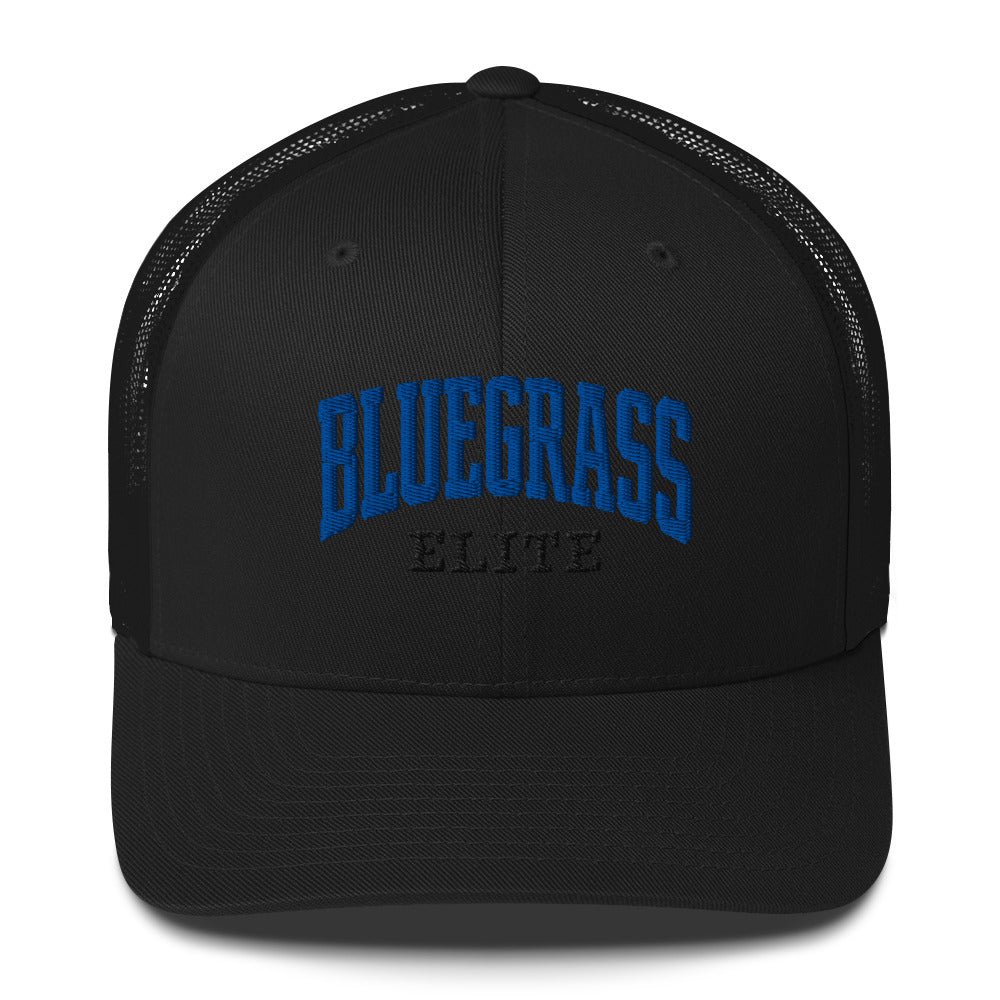 Bluegrass Elite Trucker Cap | Collegiate Arch Mesh Hat - Bluegrass Elite Apparel LLC
