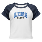 Bluegrass Elite Vintage Arch Graphic Raglan Baby Tee - Bluegrass Elite Apparel LLC