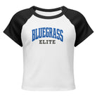 Bluegrass Elite Vintage Arch Graphic Raglan Baby Tee - Bluegrass Elite Apparel LLC