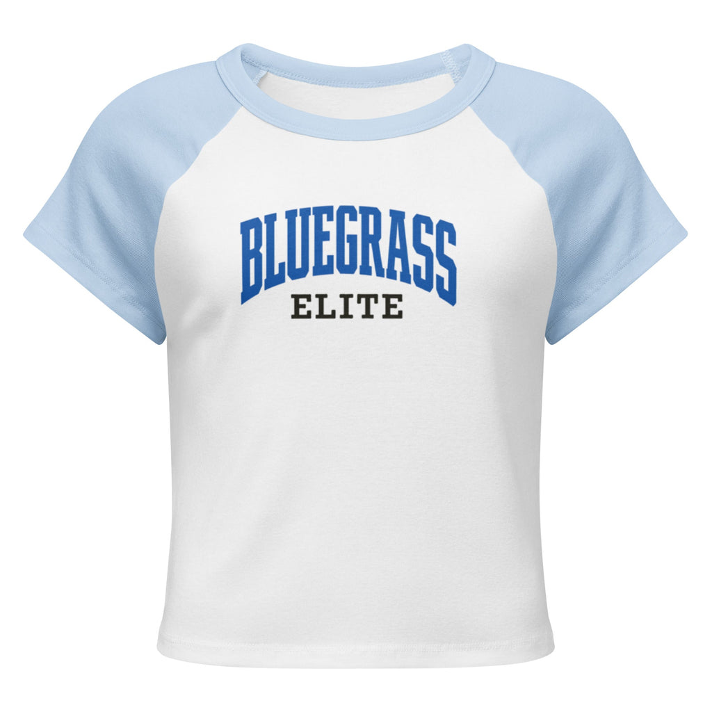 Bluegrass Elite Vintage Arch Graphic Raglan Baby Tee - Bluegrass Elite Apparel LLC