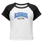 Bluegrass Elite Vintage Arch Graphic Raglan Baby Tee - Bluegrass Elite Apparel LLC