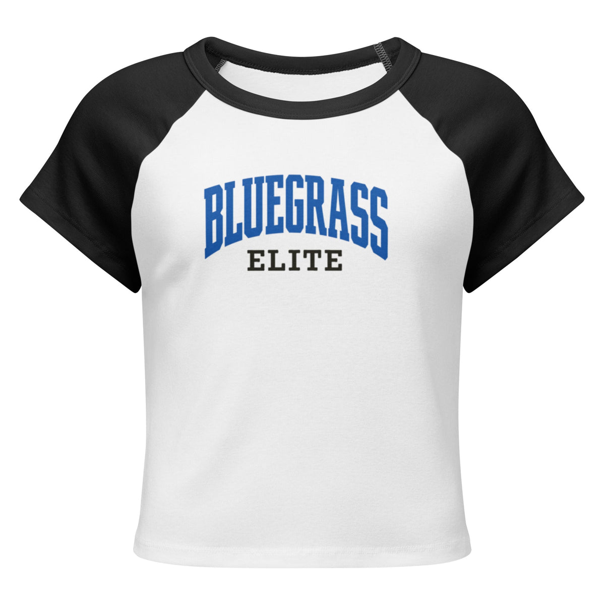 Bluegrass Elite Vintage Arch Graphic Raglan Baby Tee - Bluegrass Elite Apparel LLC