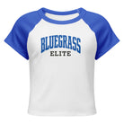 Bluegrass Elite Vintage Arch Graphic Raglan Baby Tee - Bluegrass Elite Apparel LLC
