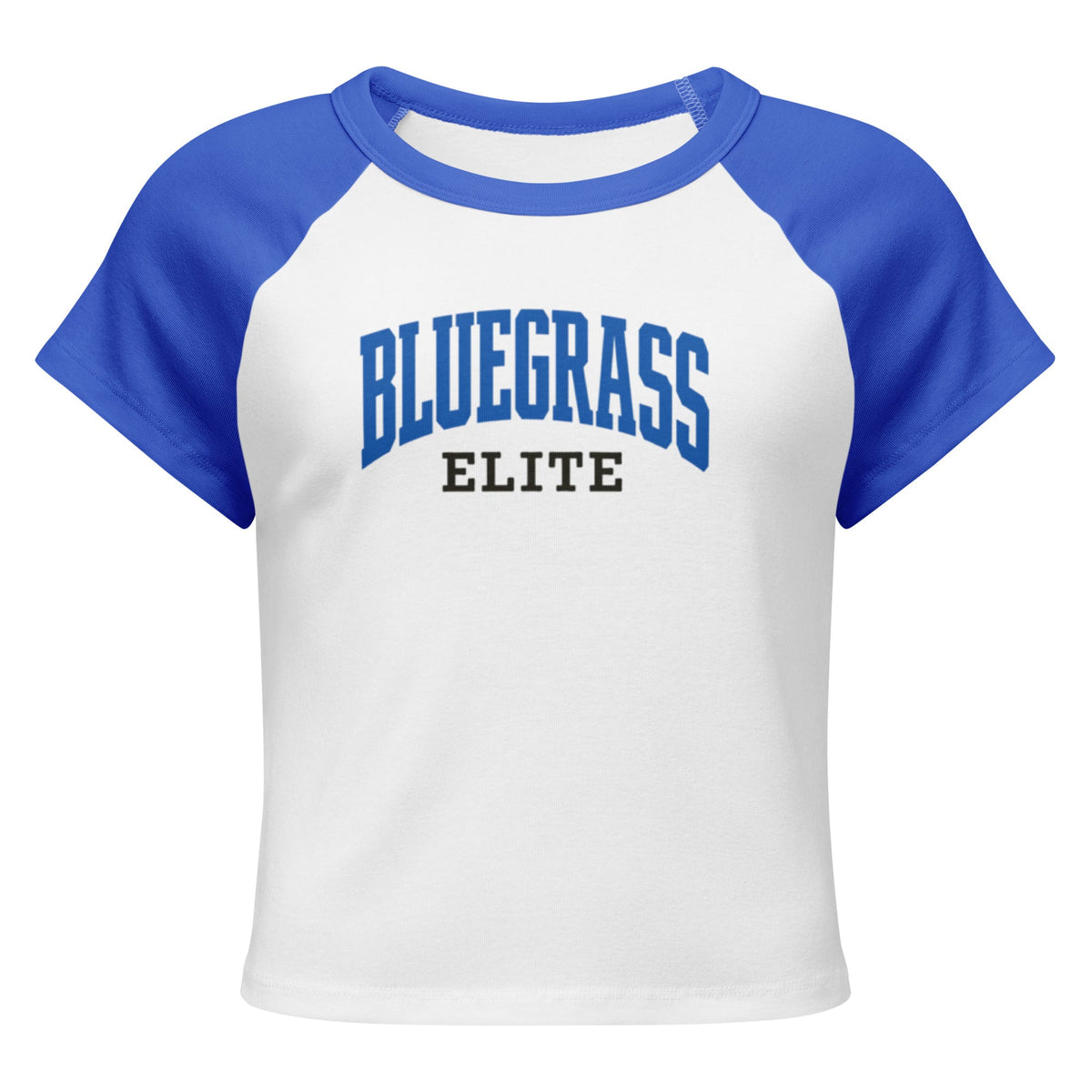 Bluegrass Elite Vintage Arch Graphic Raglan Baby Tee - Bluegrass Elite Apparel LLC