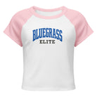 Bluegrass Elite Vintage Arch Graphic Raglan Baby Tee - Bluegrass Elite Apparel LLC