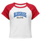 Bluegrass Elite Vintage Arch Graphic Raglan Baby Tee - Bluegrass Elite Apparel LLC
