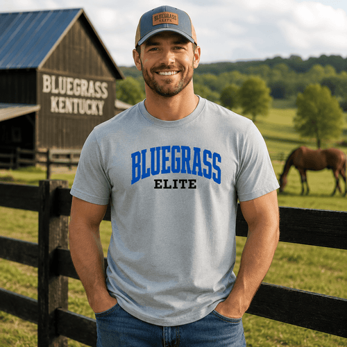 Bluegrass Elite Vintage Script T-Shirt | Creator 2.0 Garment Dyed Tee - Bluegrass Elite Apparel LLC