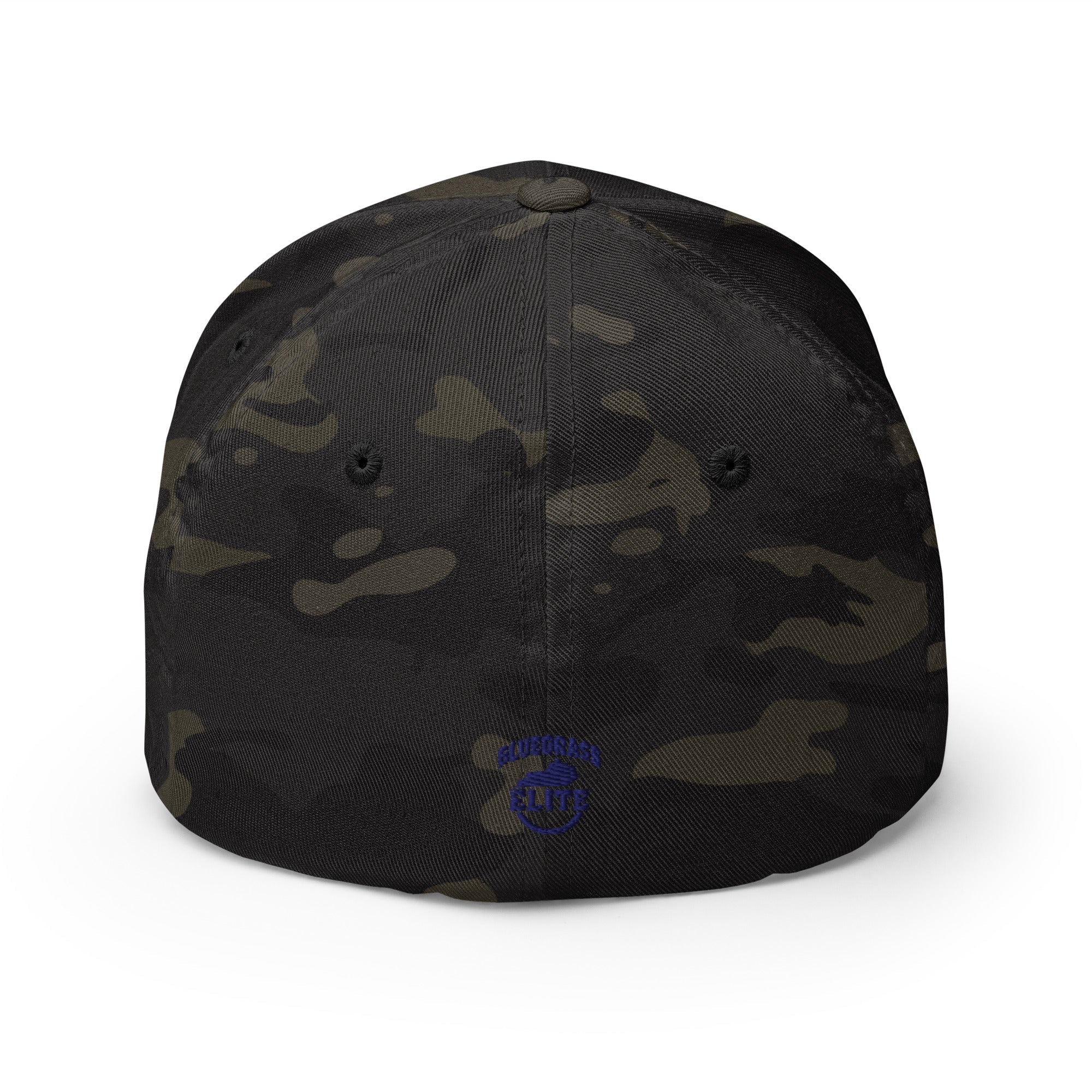Bluegrass Outline Hat | Kentucky State & Blue Horse Structured Cap - Bluegrass Elite Apparel LLC