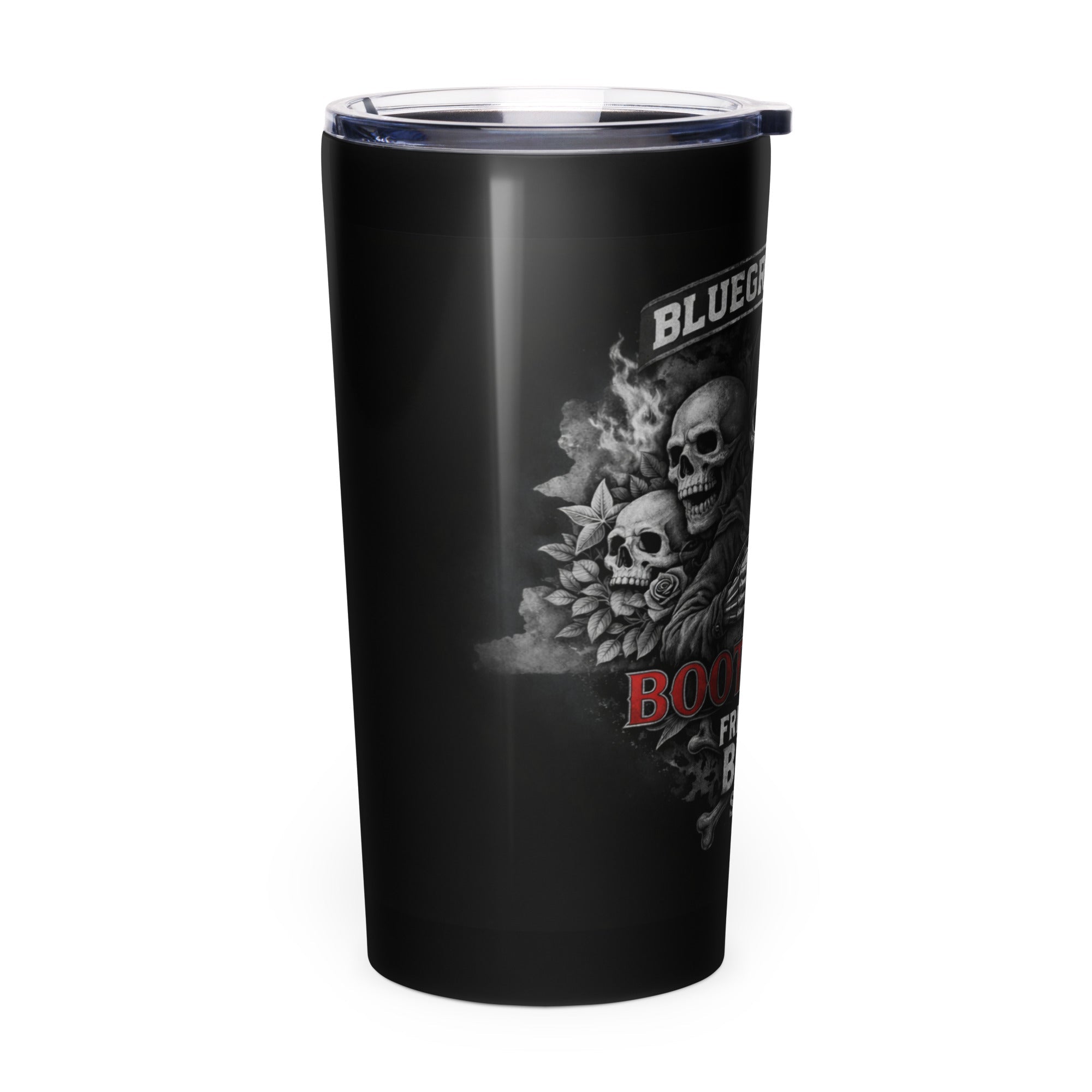 Bluegrass Skull Banjo Tumbler | BootyCrew Design | 20 oz Stainless Steel - Bluegrass Elite Apparel LLC