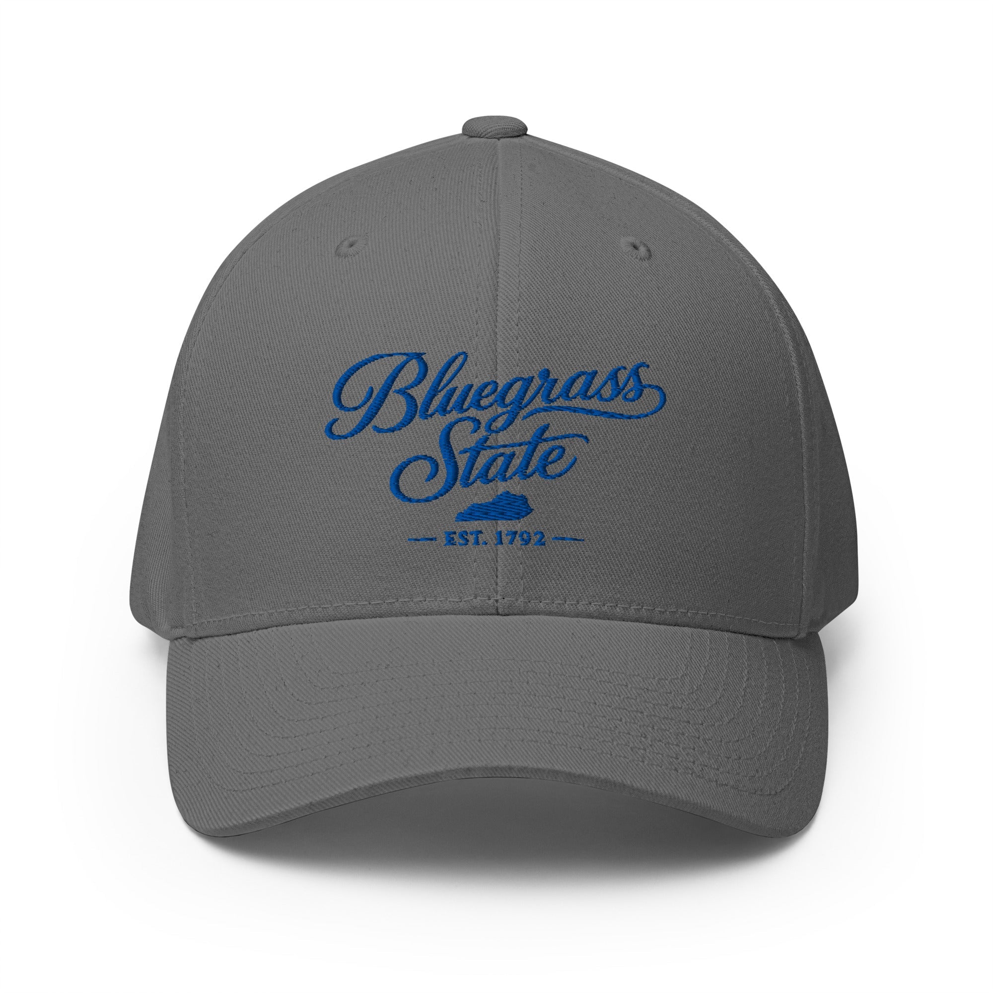 Bluegrass State Hat | Kentucky Script Design | Structured Twill Cap - Bluegrass Elite Apparel LLC