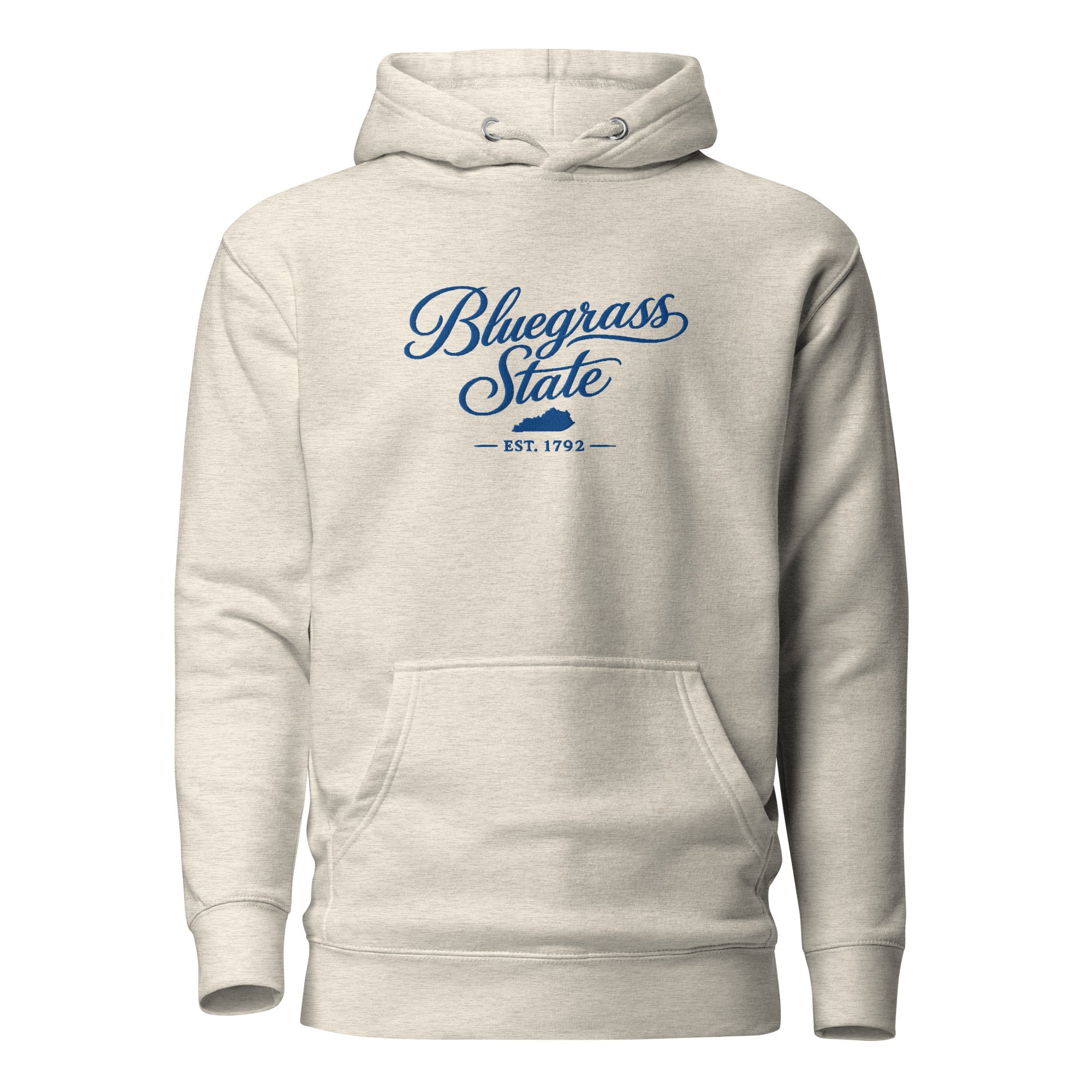Bluegrass State Hoodie | Embroidered Kentucky Script Design | Unisex Fit - Bluegrass Elite Apparel LLC