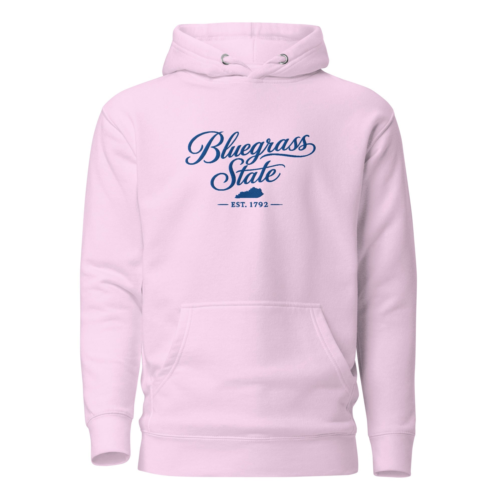 Bluegrass State Hoodie | Embroidered Kentucky Script Design | Unisex Fit - Bluegrass Elite Apparel LLC