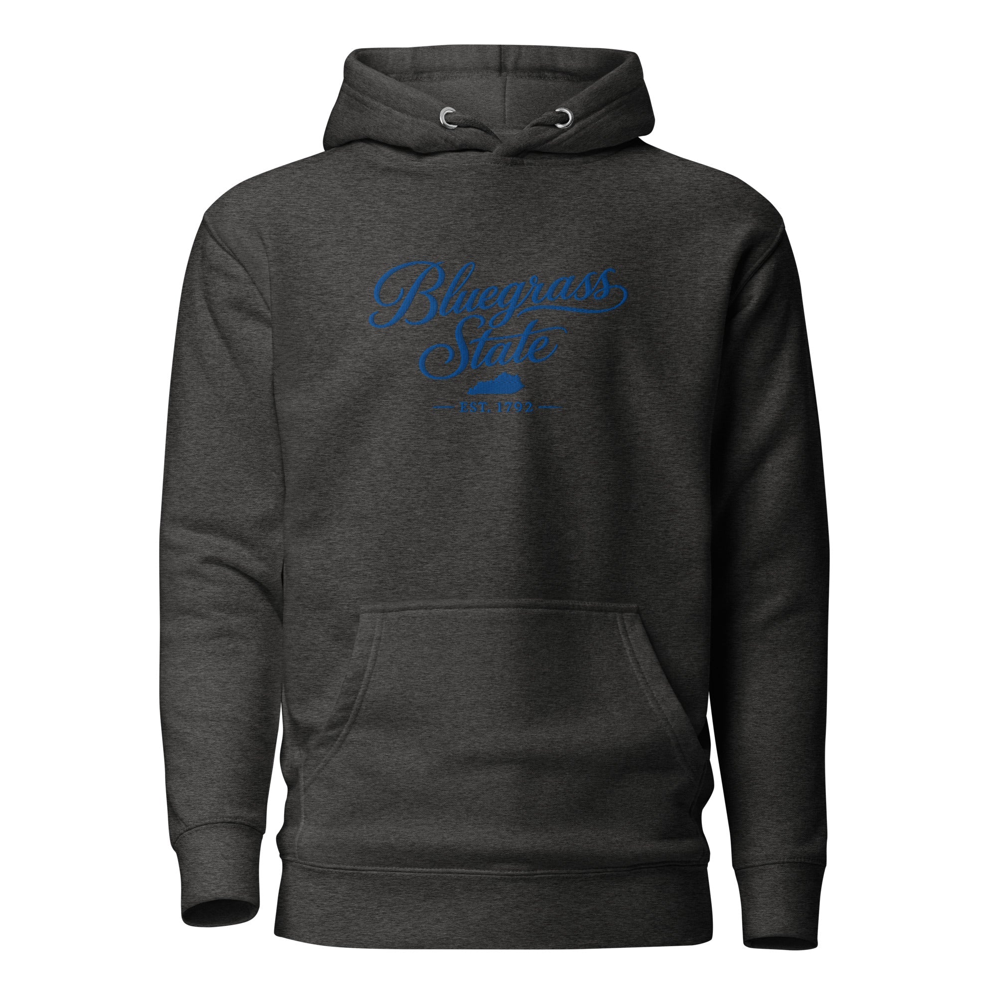 Bluegrass State Hoodie | Embroidered Kentucky Script Design | Unisex Fit - Bluegrass Elite Apparel LLC