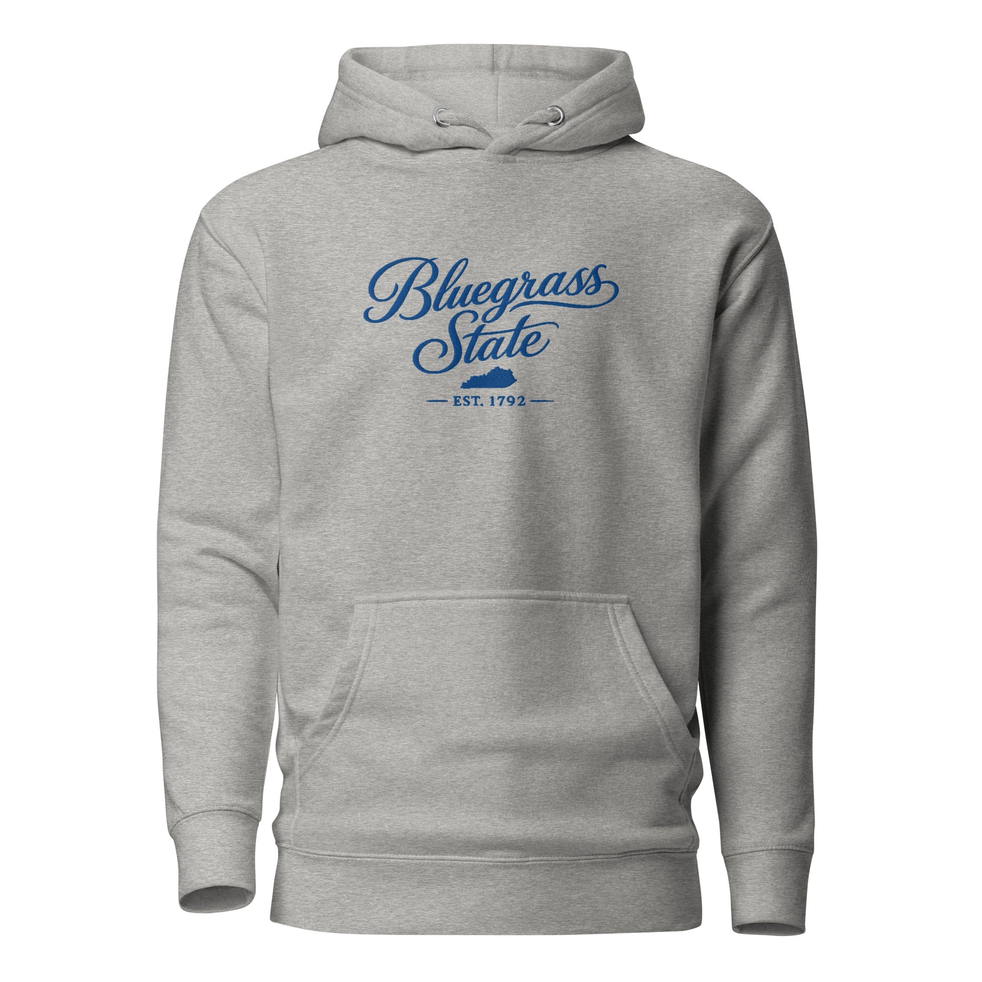 Bluegrass State Hoodie | Embroidered Kentucky Script Design | Unisex Fit - Bluegrass Elite Apparel LLC