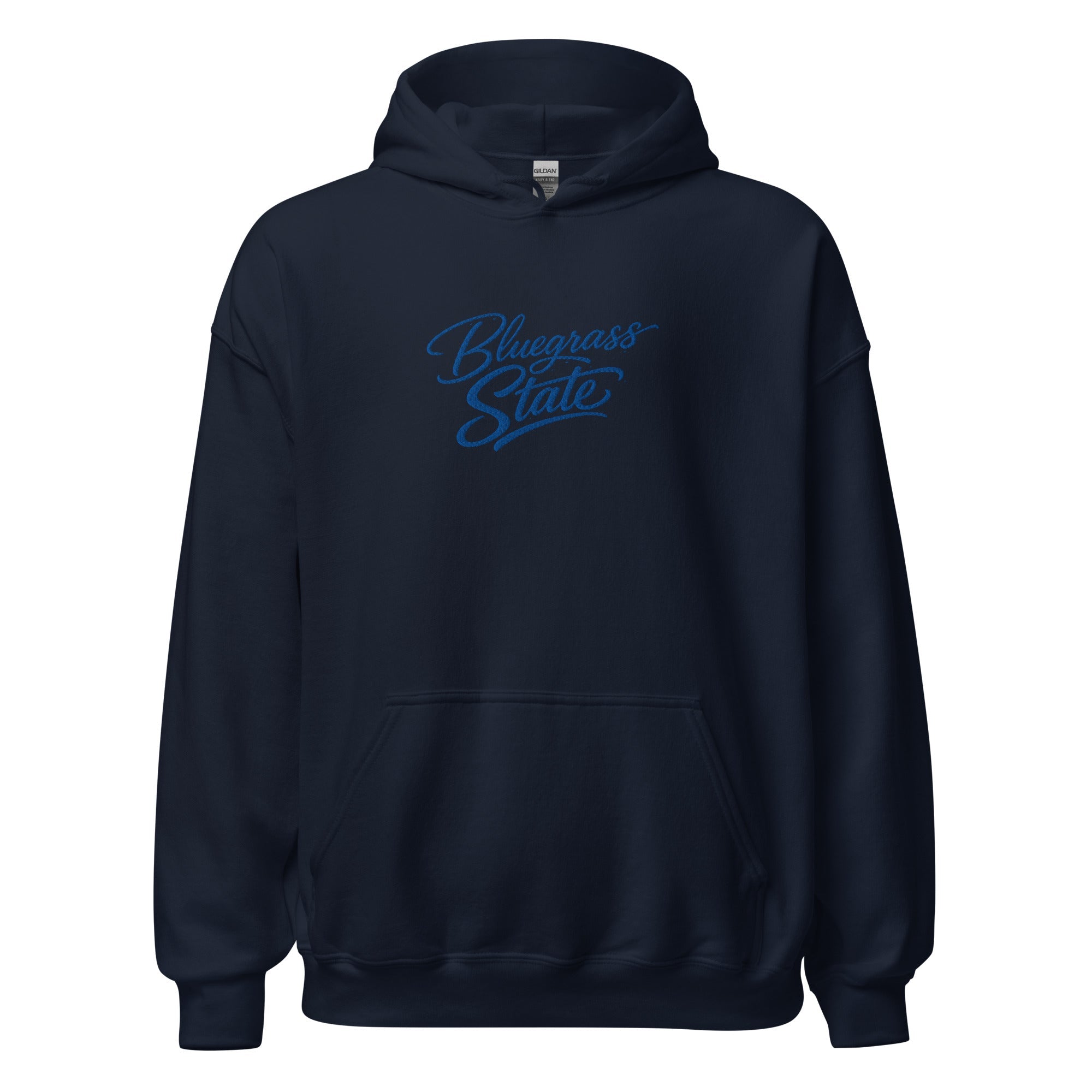 Bluegrass State Hoodie | Signature Script Stacked Design - Bluegrass Elite Apparel LLC